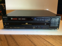 SONY CDP C73ES AUDIOPHILE STEREO 5 DISC CD PLAYER