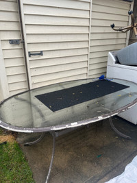 Free Patio Table and 4 chairs