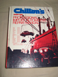 Chilton's 1970 - 1976 Import Automotive Repair Manual