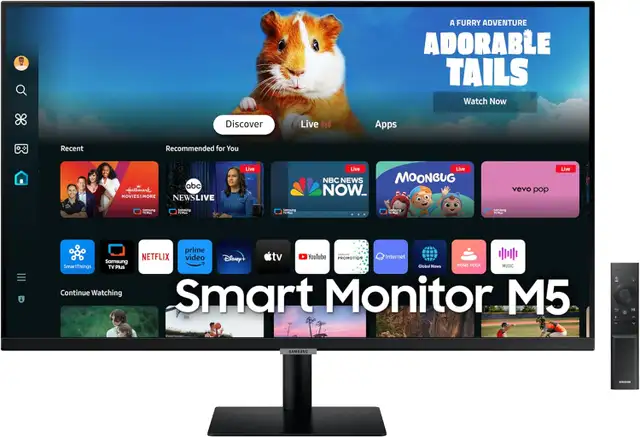 SAMSUNG® 27” M5 FHD Smart Monitor | Model: LS27DM500ENXGO62863258790018128