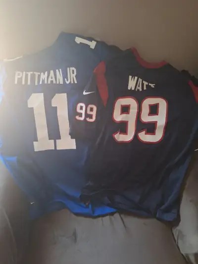 Pitman jr from the colts 15 dollars And jj watt from the texans 15 dollars