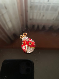 Vintage Swarovski Ladybug brooch