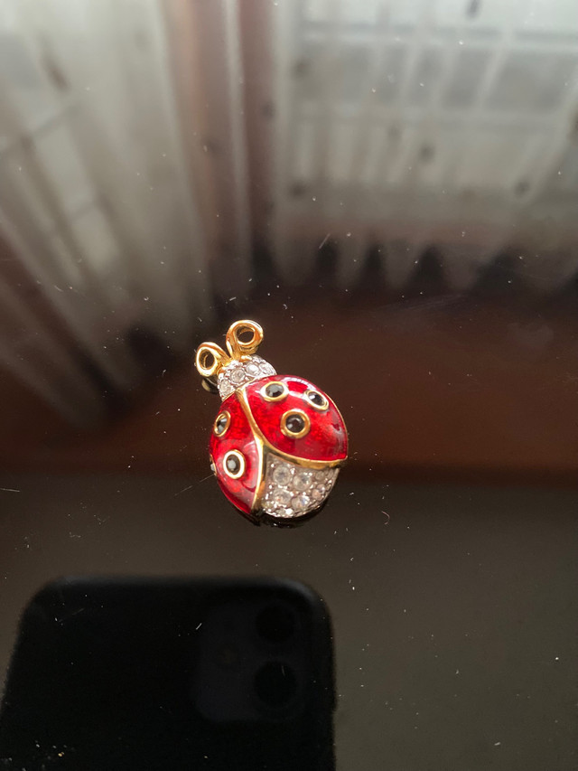 Vintage Swarovski Ladybug brooch in Jewellery & Watches in Delta/Surrey/Langley