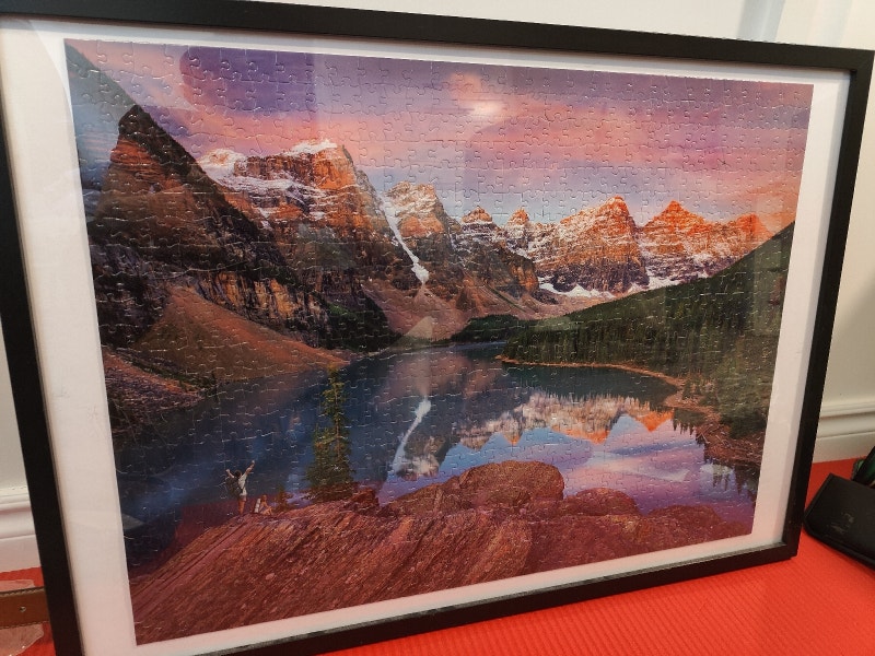 Puzzle picture (frame included) Arts & Collectibles Hamilton Kijiji