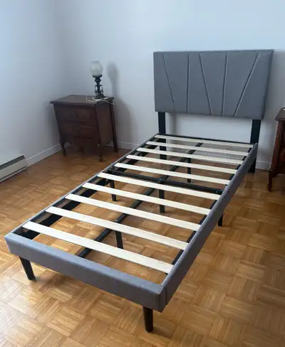 Base de lit plateforme simple, View more