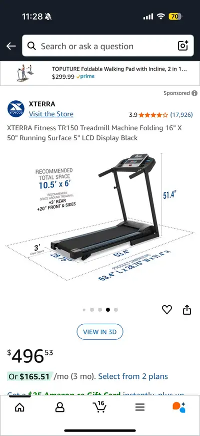 I only used for three times. The condition likely new There is any scratch for this treadmill