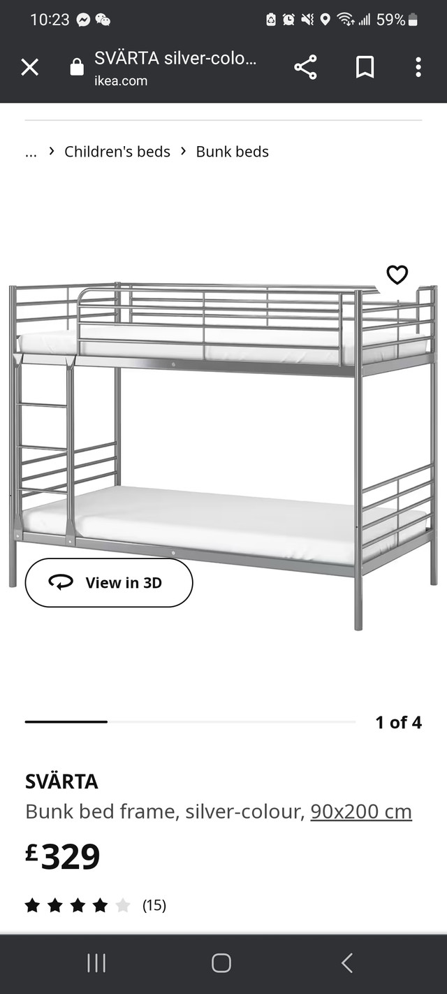 IKEA bunk bed frame Beds & Mattresses City of Toronto Kijiji