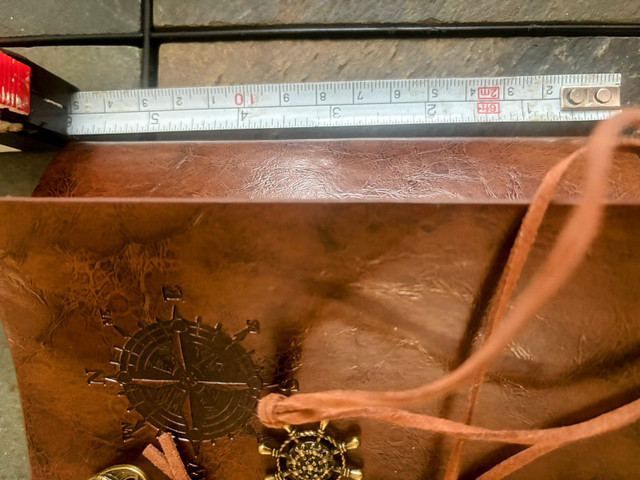 New,6”x4” leather writing journal , notebook , diary  in Hobbies & Crafts in Barrie - Image 4