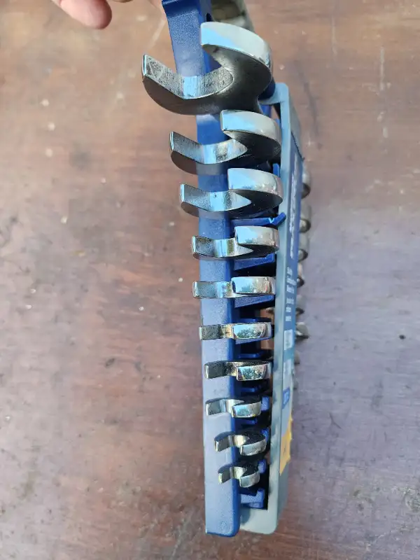 Mastercraft Maximum 11 Pc SAE Stubby Combination Wrench Set in Hand Tools in Windsor Region - Image 5