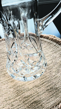 Crystal water jug $20