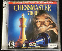 PC GAME: CHESSMASTER 7000 - PC-CDRom-2-Disc - JewelBox - SEALED