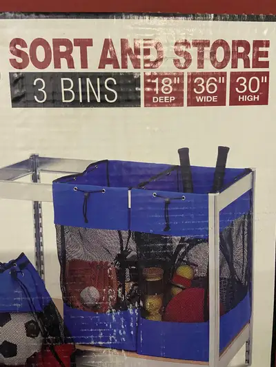 Brand new Space Solutions, sort and store, 3 bins, View more