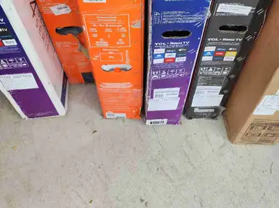 Open box 43 INCH onn 4K ROKU SMART TVS Price $180 FIRM NOT NEGOTIABLE WITH 30-day warranty Or Price...