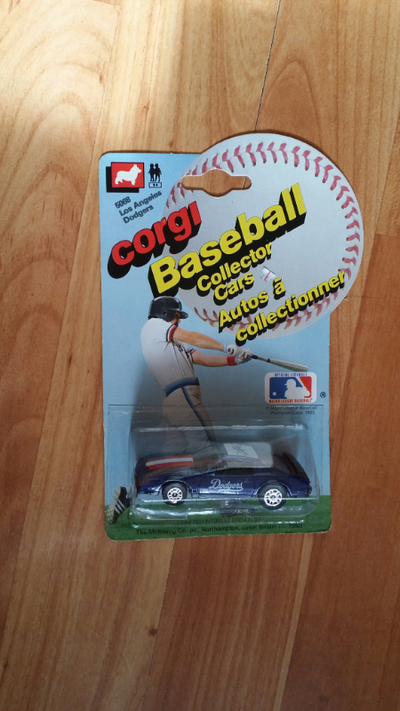 New Carded Vintage Corgi MLB Los Angeles Dodgers Firebird, View more