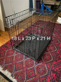 Cage chien avec housse - dog crate with cover