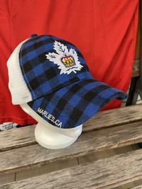 Toronto Marlies Plaid Hat/Cap Adjustable Truckers Mesh Cap.m