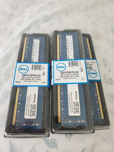 NEW / MEMORY 4 GB PC3 1600 MHz 12800 //, View more
