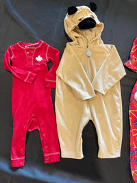 Boys or girls 12 month Halloween costume and pjs 