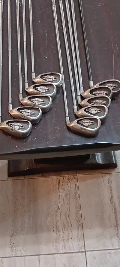 Hi! Callaway Big Bertha Iron Set. 4-10 plus W,S,L (10 irons). Shafts are original Callaway Uniflex S...
