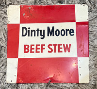 Dinty Moore Beef Stew Sign