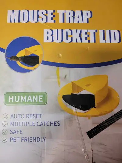Mouse trap bucket pail , View more