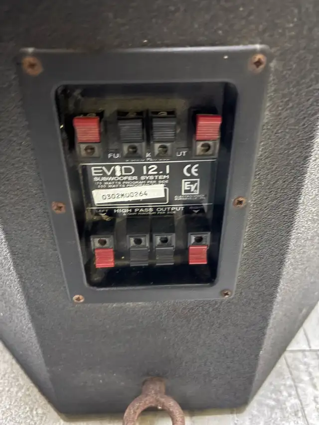EV EVID 12.1 DUAL INPUTSUBWOOFER64601014830465124