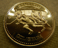 Rare Wayne Gretzky 1979-80 Edmonton Oilers Inaugural NHL Coin