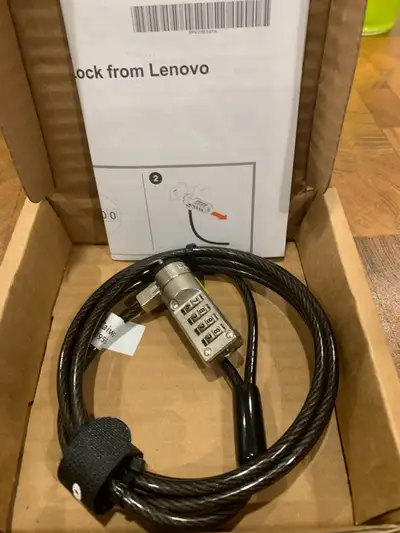 Brand new lap top lock. Lenovo brand.