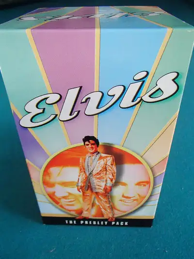 ELVIS Commemorative Collection of four VHS movies. Jailhouse Rock Kissin Cousins Kid Galahad Follow...