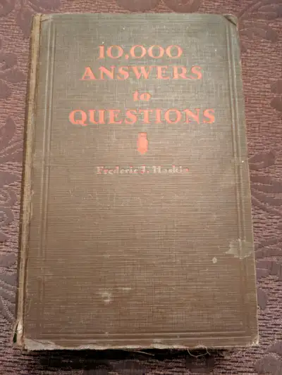 1926 Edition of 10000 Answers to Questions, View more