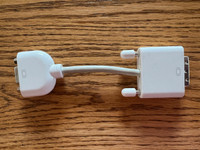 Apple DVI to VGA  adapter video cable:  for Macbook
