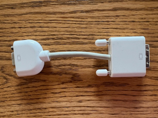 Apple DVI to VGA  adapter video cable:  for Macbook in Cables & Connectors in Calgary