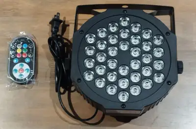 Brand new unbranded RGB led par stage lights w/ wireless remote, View more