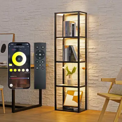 LED Display Shelf with Lights – Glass Display Cabinet for Collec, View more
