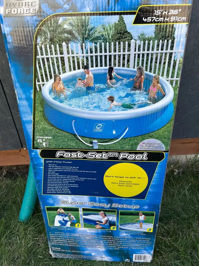 pool and pool cover in Hot Tubs & Pools in Red Deer - Image 2