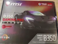 MSI B350 GAMING PRO CARBON motherboard AM4