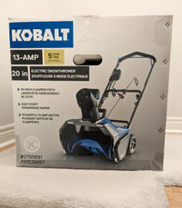 Kobalt Electric Snowthrower $290, Extension Cord 100ft $60
