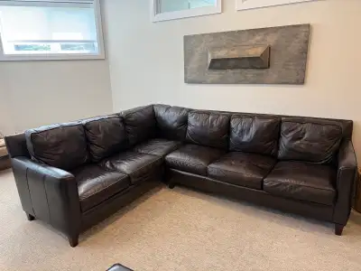 Leather Sectional, View more