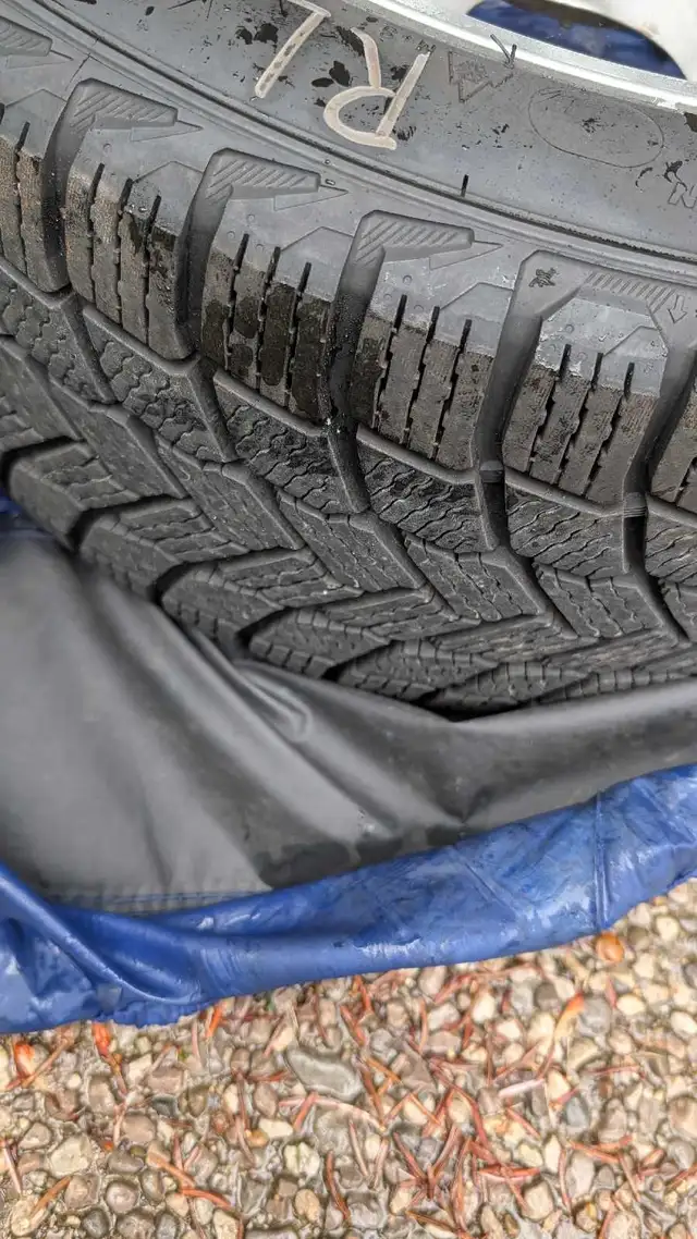 Set of 4 BMW rims with winter tires in Tires & Rims in Hamilton - Image 4