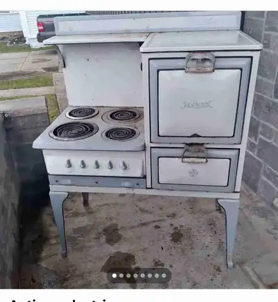 vintage stove for parts, View more