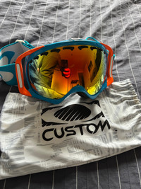 Custom Oakley ski goggles