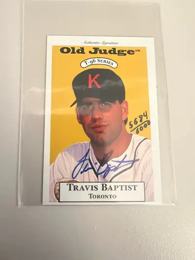 Travis Baptist autograph card, View more