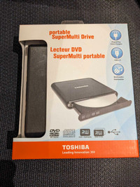 Lecteur DVD portable super multi Toshiba 