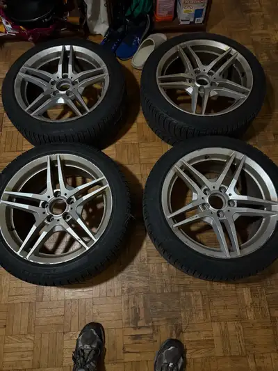 Selling a set of used Michelin tires, size 225/45 R17, that would be a great fit for your car! They'...