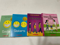 Raina Telgemeier Novels (Smile - Sisters - Drama - The Baby Sitt