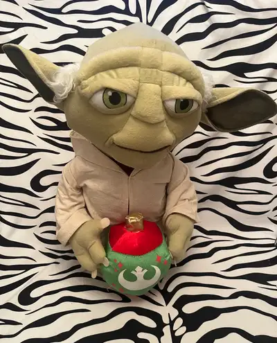 Star Wars Yoda plush Greeter See all photos Excellent holiday decorations for any Star Wars Fan plac...
