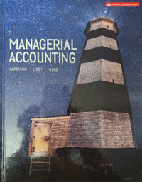 Managerial Accounting Textbook, Eleventh Canadian Edition