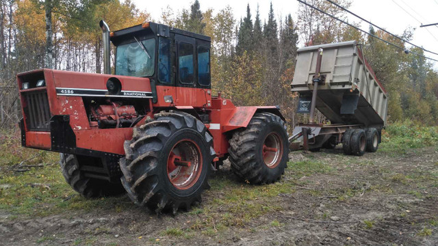 International 4586 and Dump Trailer  in Farming Equipment in Sudbury