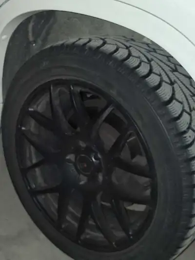 Konig Alloy Rims — Set of 4 — PRICED TO SELL** Comes with Hankook Winter Pike 225/50R18 95T , alread...