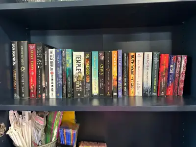 Various books, 3$ each or $5 for 2 Have 25 in total to go